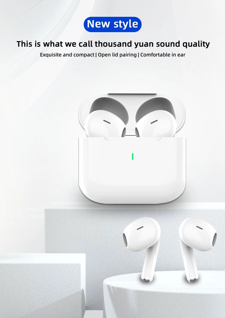 2026 TWS Air Pro Wireless Bluetooth Earphones Headphones HiFi Sound Low Latency Noise Reduction Earbuds for IPhone Android