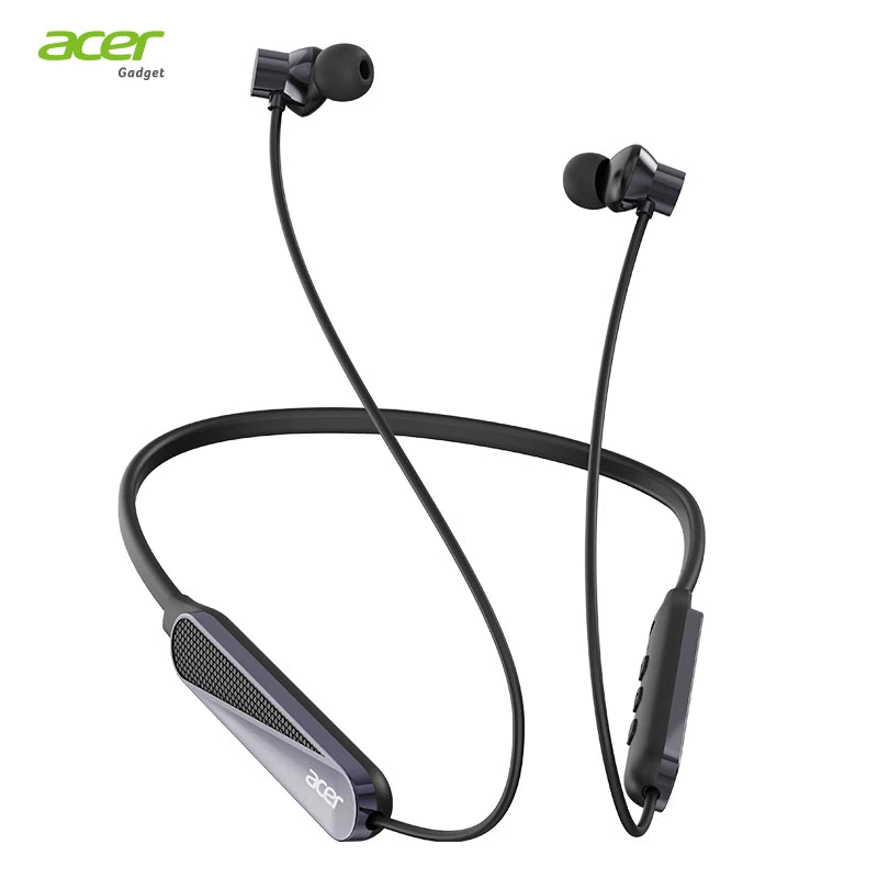 Acer Ohr561 Wireless Neckband Bluetooth Headphones, In-Ear Design, Comfortable to Wear, Bluetooth 5.4 Chip with Low Power Consumption, 20 Hours of Long-Lasting Battery Life, Dedicated for Sports and Running