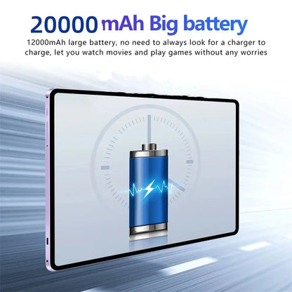 2026 5G Tablet Android 15 Brand New 11 inch 22GB RAM 2TB ROM Tablet Android 15 20000mAh 10Core WIFI Bluetooth Network Tablet
