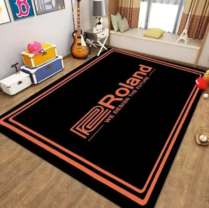 Exquisite Roland Carpet Soundproof Drum Rugs Blanket Bass Drums Snare Electronic Jazz Musical Vintage Sound Absorbing Floor Mat