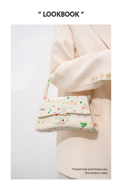 2026 WOMEN'S NEW BAG CASUAL FASHION LUXURY ORIGINAL STYLISH GENUINE LEATHER HANDBAG SHOULDER PURSE DESIGNER FEMALE K GOLD