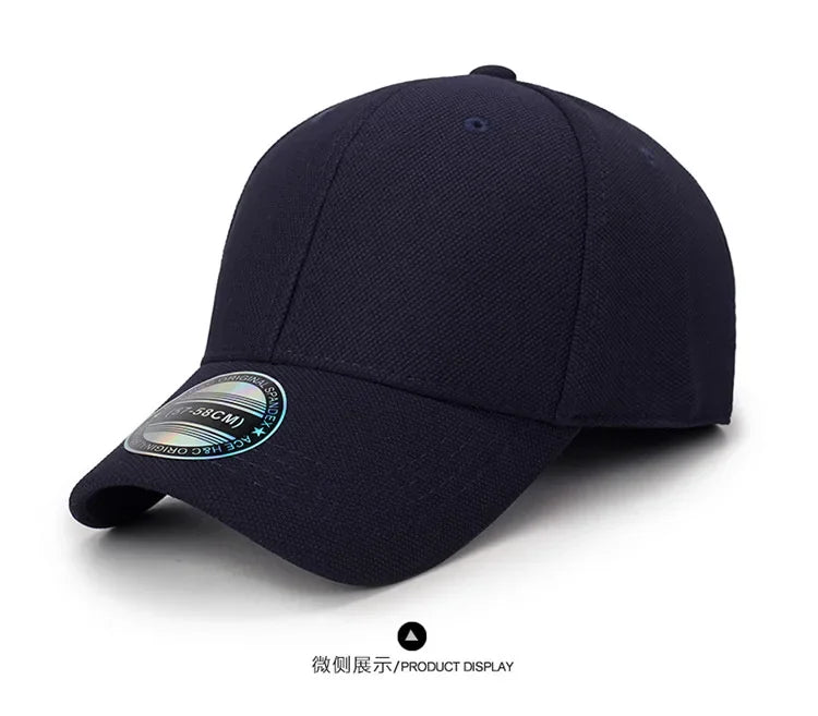 Back Closed Baseball Caps Full Closure Snapback Hats Hip Hop Hat for Men Women58-60cm Dad Hats Cap Kids Adults