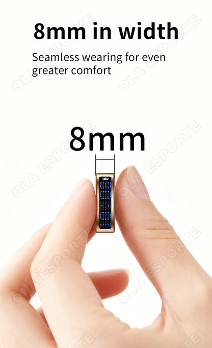2026 Smart Ring with Touch Display Screen, Wireless Charging, Health Manager, 5 ATM Waterproof For Men Women Smart Rings R12 R08