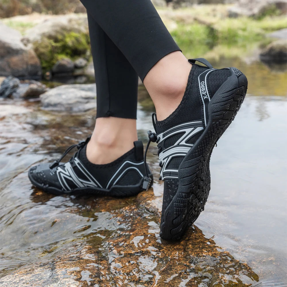 Oiaano Unisex Man Shoes Woman Anti-Non Slip Durable Black Water Barefoot Soft Sole Light Breathable Sport Outdoor Walk Running