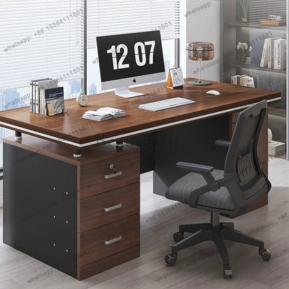 FG Display Luxury Office Desk Bedroom Reception Design Drawers Office Desk Unique Storage Universal Tavolino Postmodern Furnitur