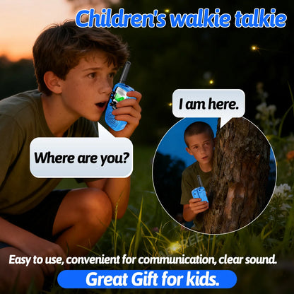 2PCS AIRITON T-388 Kids Walkie Talkie Children 3 Mile Range Two Way Receiver Electronic Radio Flashlight Children Gift for Kid
