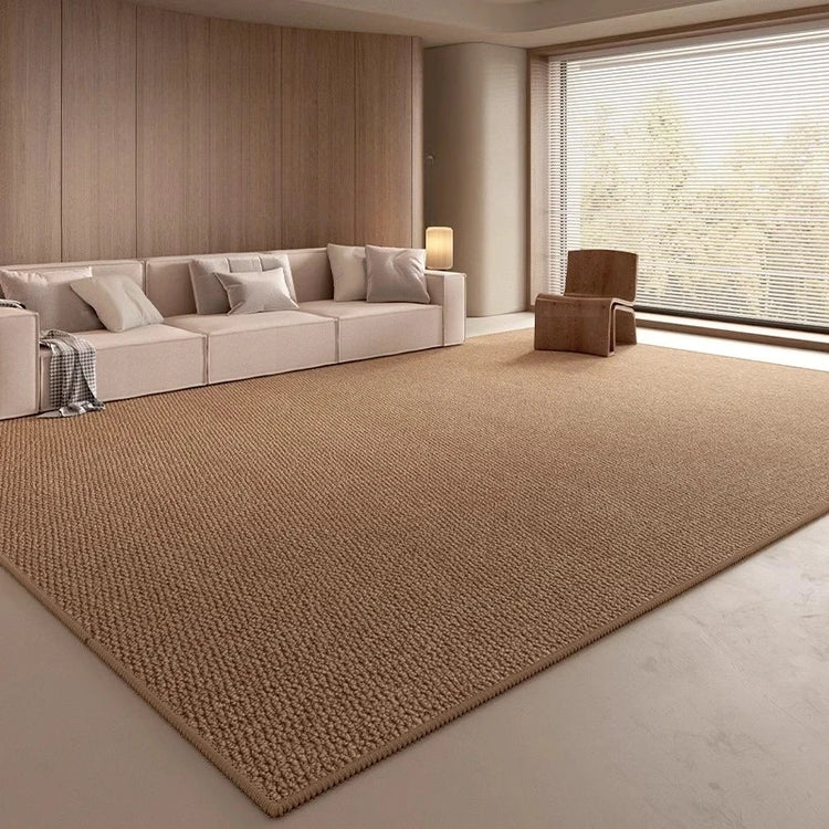 Solid Tone Faux Sisal Rug for Living Room Decoration Home Large Area Fluffy Non-slip Rugs Bedroom Dining Room Soft Mats Custom