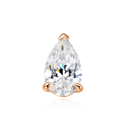 Serenity 3ct 5ct Pear Cut Moissanite Necklace for Women S925 Sterling Silver Chain Jewelry Sparkling Water Drop Pendant Necklace