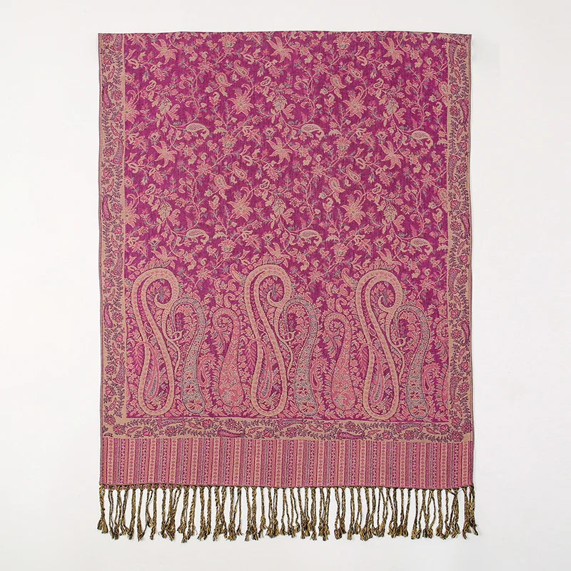 2024 Luxury Brand Cashmere Women Scarf Printed Winter Warm Shawl and Wraps Pashmina Bandana Long Jacquard Paisley Female Foulard