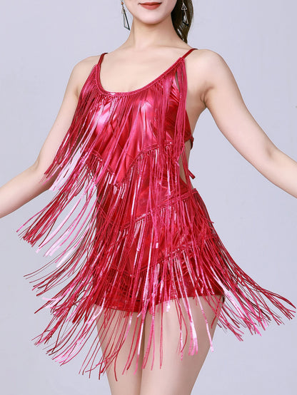Sexy Backless Tassel Sequin Jumpsuit Women Summer One Pieces Romper Jumpsuit Woman Clothing Jumpsuits Club Party Outfit Playsuit
