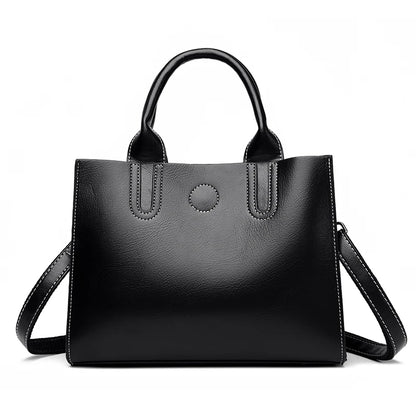 Luxury Female Trend Vintage Tote Bag High Quality Leather Crossbody Shoulder Bag Women Brand Designer Large capacity Handbag