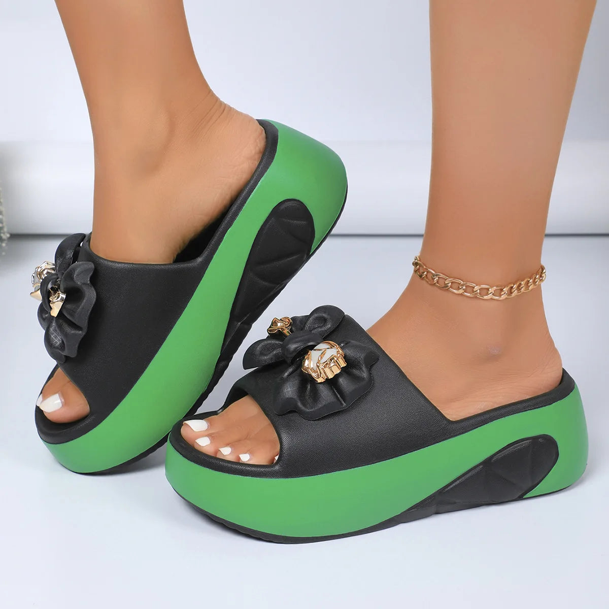 2025 Women Slippers EVA Soft Sole Summer Casual Women Platform Sandals Fashion Non-Slip Beach Slippers Luxury Slides Women