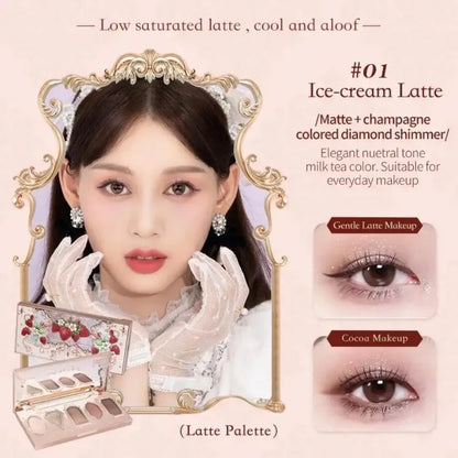 Flowerknows Makeup Set Gift Kit Shimmer Full Box Blush Long Lasting Velvet Lip Cream with Bag Kit De Maquiagem