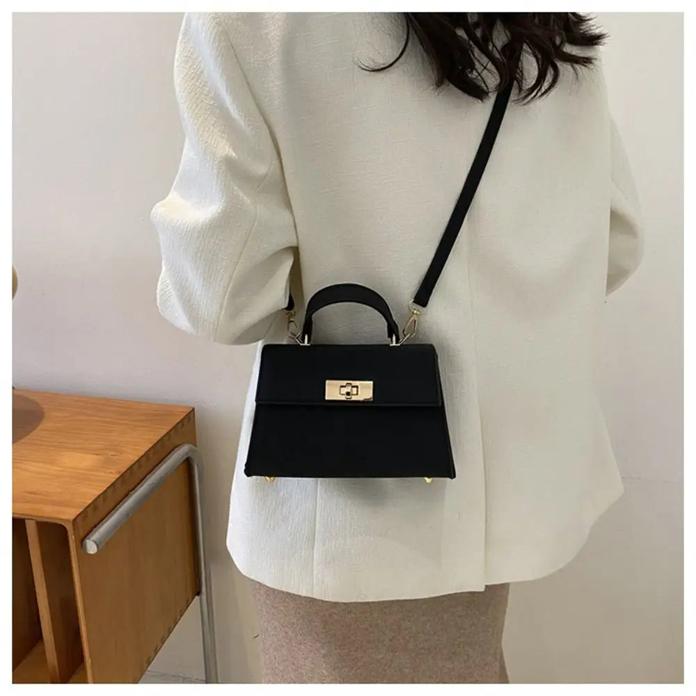 Fashion Women PU Leather Shoulder Messenger Bag Crossbody Bag Ladies Girls Fashionable and Simple Travel Large Capacity Handbags
