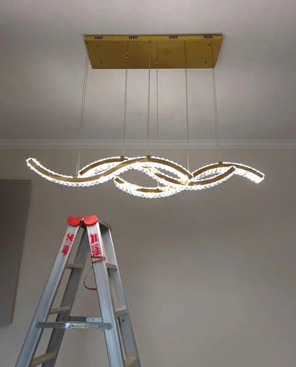 home decorationPendant lights, luxury crystal living room chandelier, dining room Pendant lamp, ceiling light, indoor lighting