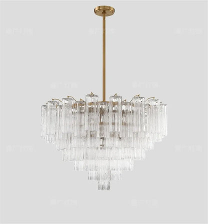 French Style Artistic Chandelier Medieval Colored Glass Retro Lighting for Living Room Dining Room Bedroom Villa Staircase Home