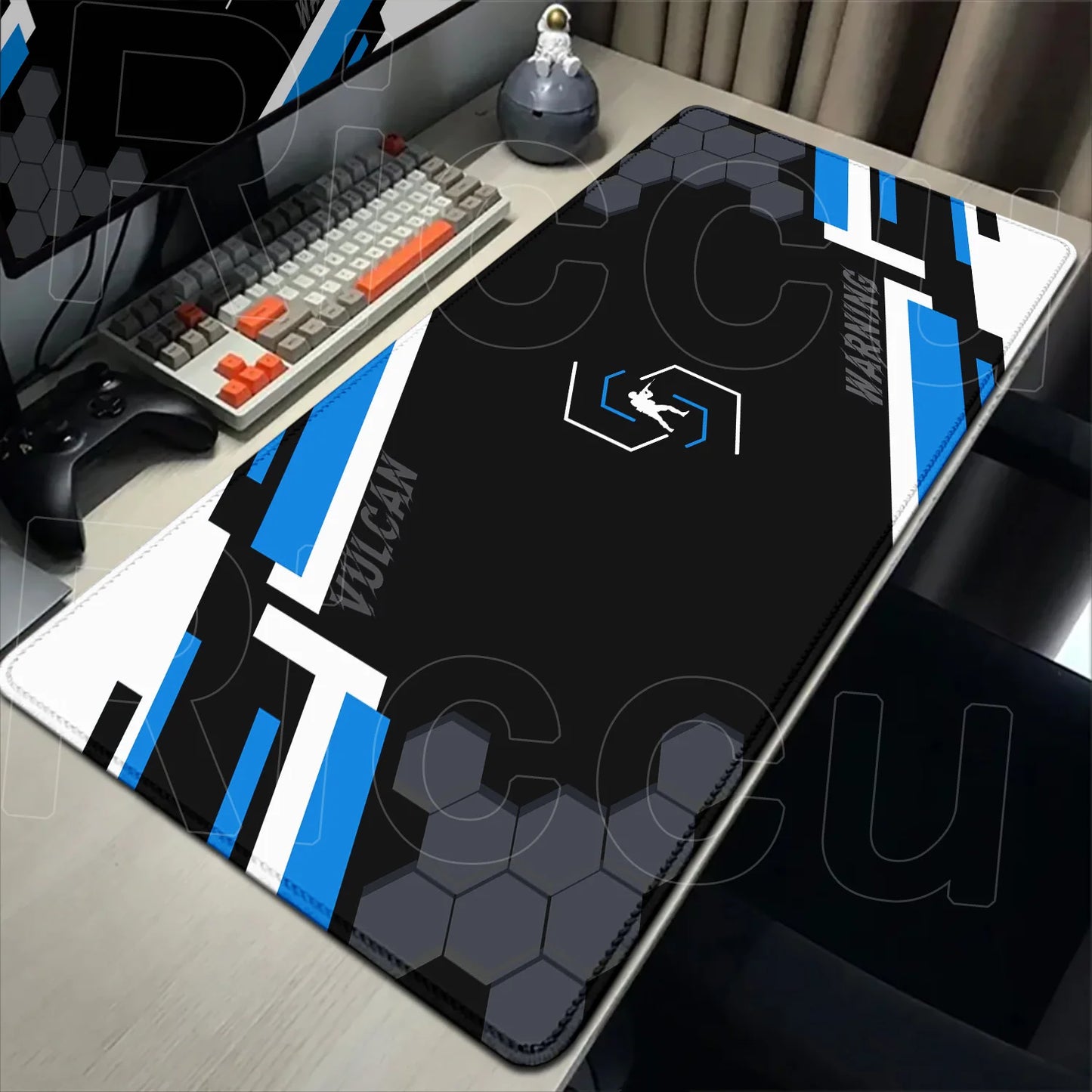 Cartoon Mouse Pad Pink CSGO Print Stream Gamer Mousepad 400x900mm Antislip Keyboard Mouse Mats Rubber Deskmat Gaming Accessories