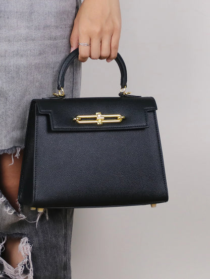 2026 High-End Portable Fashion Ladies Bag Temperament Small Bag Palm Crocodile Handbag OL Commuter Joker Work Bag Light Luxury S