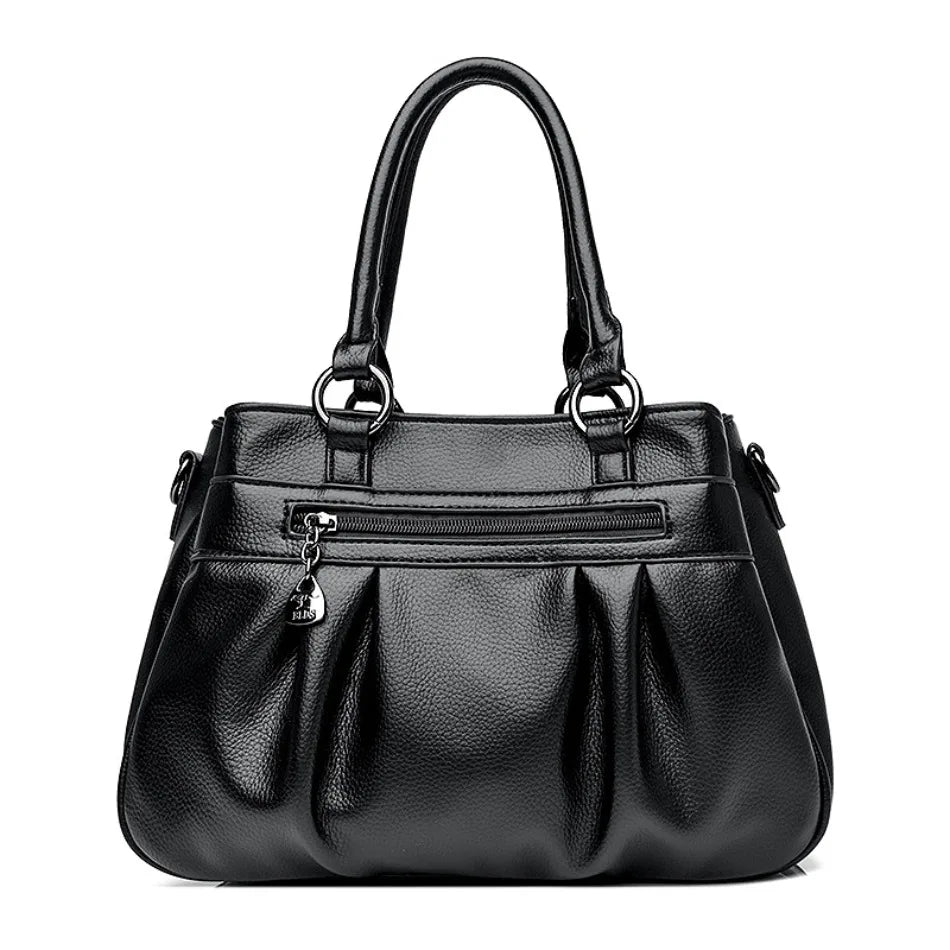 Three Layers Luxury Casual Tote Women Bag High Quality Leather Ladies Hand Bags for Women Big Shoulder Crossbody Bags Sac A Main