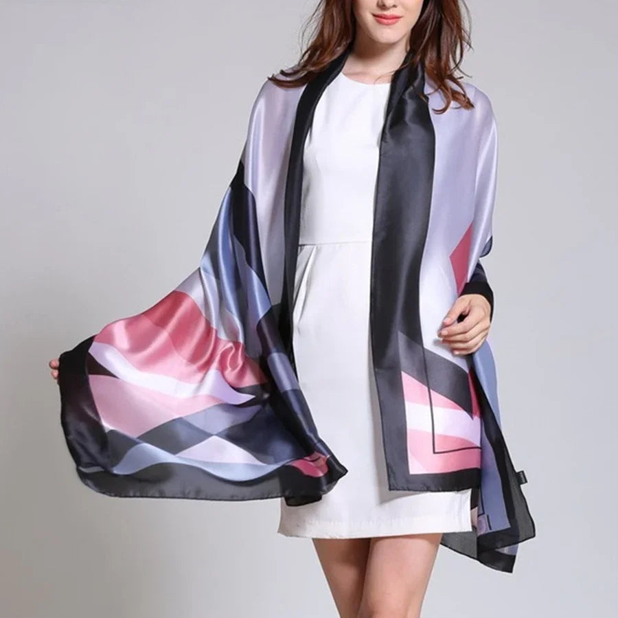 Beach Scarf Women Luxury Designer Tree Print Shawls Travel Long Foulard Female Sun Protection Wraps New YD0861