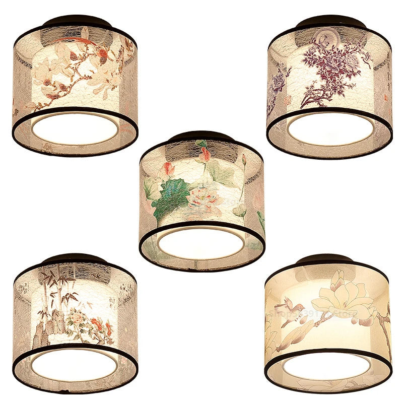 Classical Simple Chinese Style Ceiling Lights Round Square Led Ceiling Light Fixtures Morden Home Decor for Living Room Lights