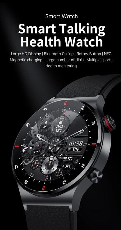 Originl Smart Watches Men NFC Bluetooth Call Fitness Clock Waterproof Sport Watch Wrist Smartwatch for Women Android Phones 2026