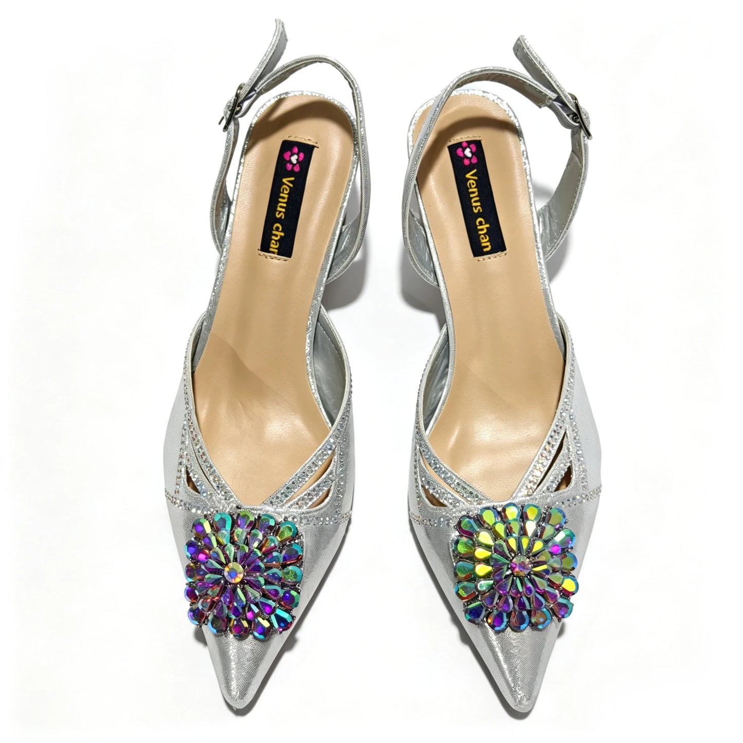New Shoes and Bags Matching Set Nigerian Women Heel Party for Women green Colour Italian Design Wedding INS Design