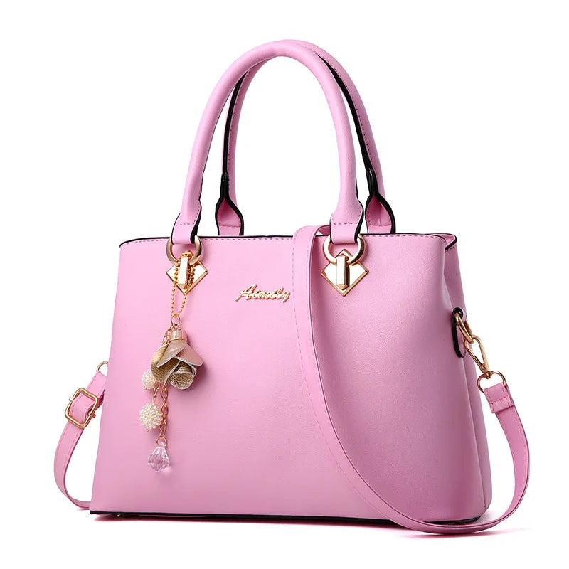 Luxury Handbags Women Bags Designer High-quality Leather Shoulder Bags for Women 2025 Casual Solid Color Purse and Handbags Sac