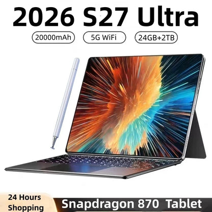 Original Tablet S27 Ultra 11 Inch 22GB RAM 2TB ROM tablet Android 15 Core Pad Tablet PC Phone Dual Wifi tablette android 태블릿 PC