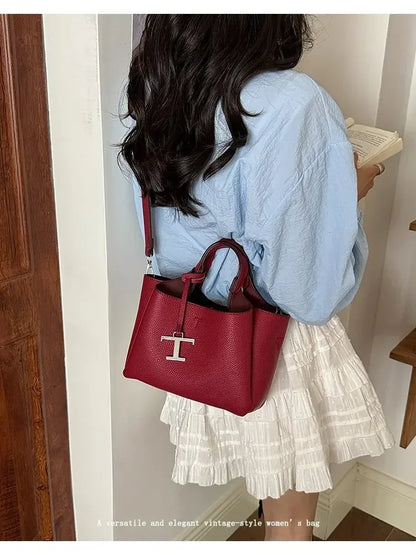Premium Ladies Tote Bag, Fashionable Leather Crossbody Handbag For Women, Luxury Brand Messenger Bag