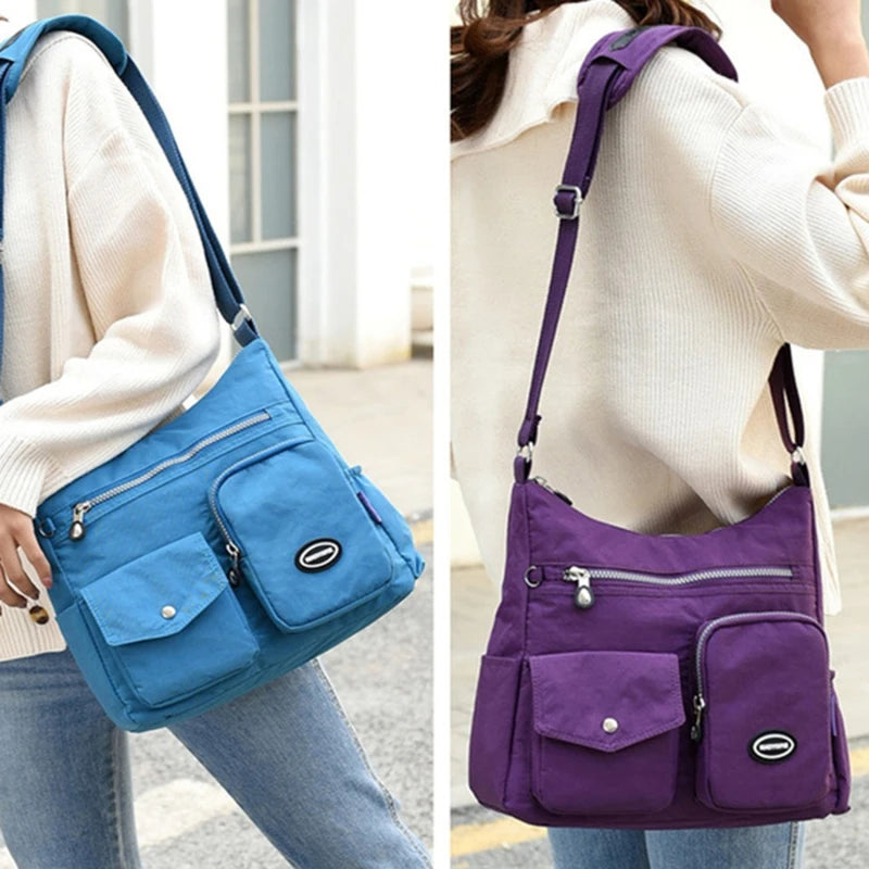 Luxury Handbags Women Bags Designer Waterproof Nylon Cloth Crossbody Bags For Women 2023 Large Capacity Lady Shoulder Bag Tote