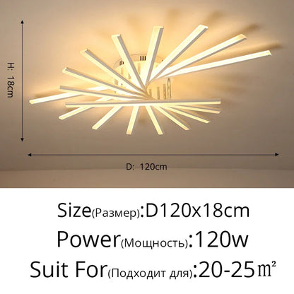 Simple New Modern LED Ceiling Chandelier Indoor Lighting For Living Room Bedroom Corridor Hall Aisle Lamps Lustre Lights fixture