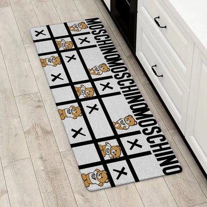 Entrance Front Door Doormat For M-M-Moschino Non-slip Kitchen Rug Living Room Rugs Balcony Bathroom Foot Mat Floor Mats Carpet