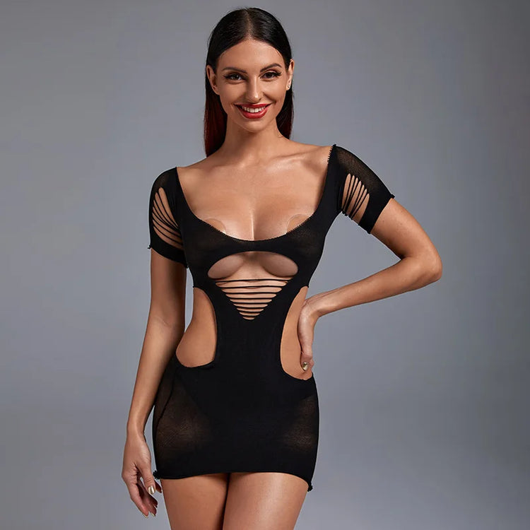 Sexy Lingerie Bodystocking Hot Bodysuits Women Sexy Fishnet Lingerie Elasticity Porno Crotchless Underwear Mesh Lingerie For Sex