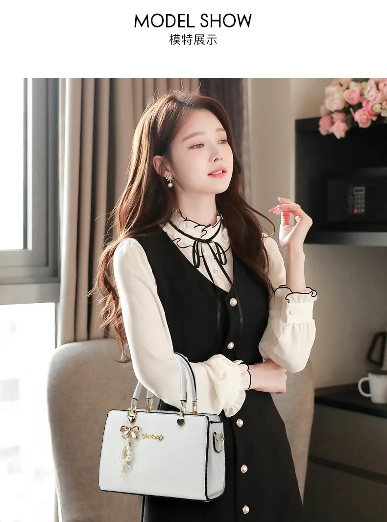 New Women bag Shoulder bag Handbag for women 2026 Crossbody bag pattern PU Portable bucket bag ladies messenger bag