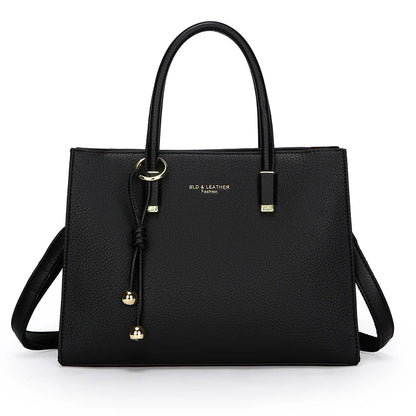 Genuine Brand Top Quality Leather Handbag Women's Tote Messenger Sac Designer Large Capacity 3 Levels Shoulder Crossbody Bags