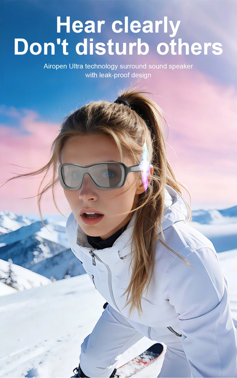 2026 Smart Glasses HD Photo Video AI Record Translation Touch Photochromic Lenses Bluetooth Call Music Multifunction Glasses