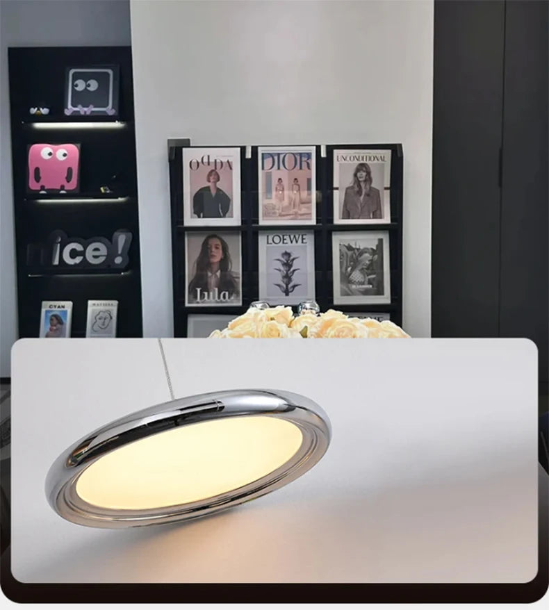 Modern simple LED pendant lights restaurant luxury island bar bedroom chandelier full spectrum dimmable indoor ceiling lamp