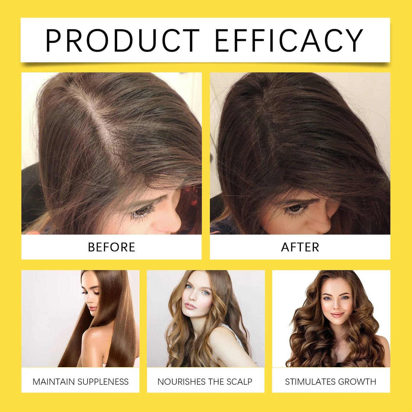 Ginger Hair Growth Essential Oil Anti-loss Hair Treatment Hair Regrowth Oil Fast Hair Promoting Regeneration Hair Care Women Men
