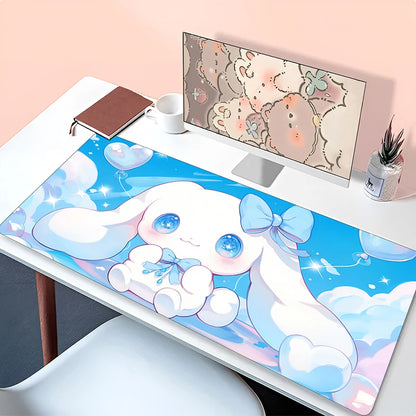 Kawaii Mouse Pad Laptop Anime Gamer Cabinet Keyboard Rug Cute Cartoon C-cinnamoroll Desk Mat PC Gaming Mousepad For Girl Gifts