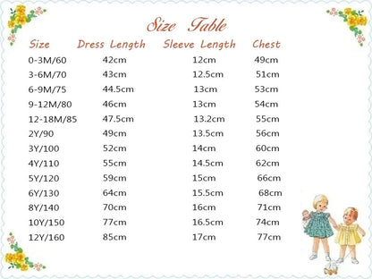 0-12Y Baby Girl Summer Goose Embroidery Pink Vintage Princess Ball Gown Dress for Party Eid Birthday Photography Casual  B96