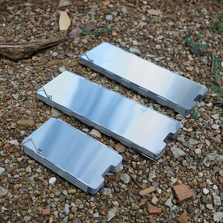 8/10/12/14/16Plates Stove Windscreen Aluminum Alloy Stove Wind shield with Drawstring Bag For Camping Burner Windproof Screen