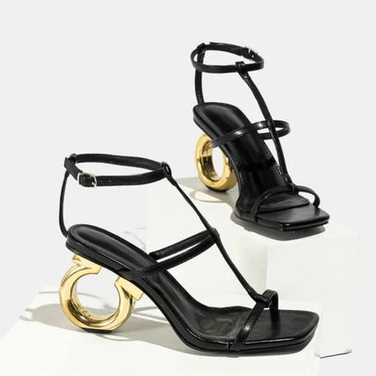 Women High Heel Sandals 2025 New Summer Peep Toe Sandals High Quality Shoes for Women Elegant Luxury High Heels Sandals Zapatos
