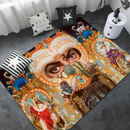 Michael Jackson Hallway Carpet INS Style Soft Bedroom Floor House Laundry Room Mat Anti-skid Bedside Area Rugs