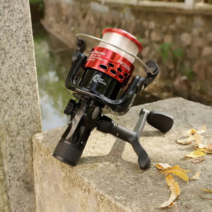 FTK FK3000 Spinning Reel Bite Alarm 10KG Drag 12BB 5.2:1 Rear Drag Fishing Wheel
