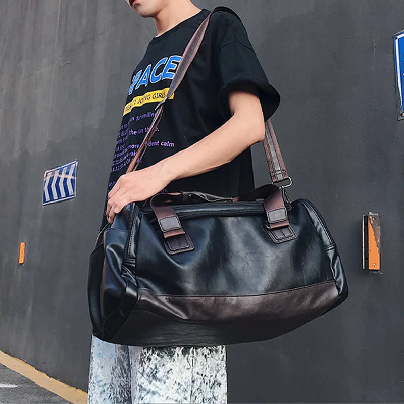 Tilorraine 2025 new men's travel bag, handbag, shoulder large capacity bag can hold shoes