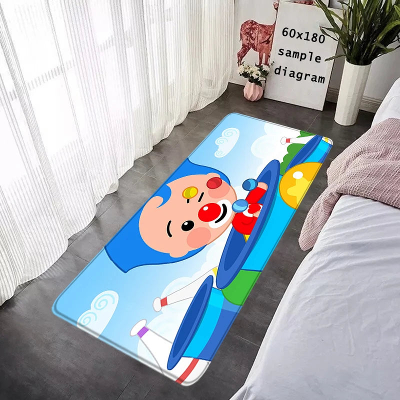 Cartoon Foot Rug Welcome Floor Mat for Entryway Plim Plim Bathroom Hallway Carpet Kitchen Water Adsorbed Rugs Fluffy Home Decor