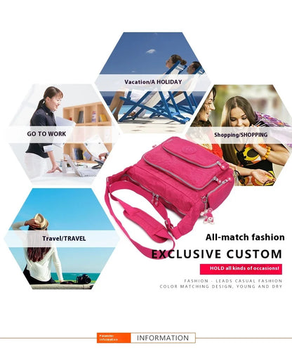 TEGAOTE Messenger Bags Women Crossbody Shoulder Bag Lady Bolsa Feminina Mujer Large Solid Beach Travel Bag Female Zipper 2024