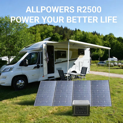 ALLPOWERS R2500 Portable Power Station 1920Wh LiFePO4 Battery 2500W Emergency Household Outdoor Power Supply for RV Travel