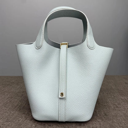 Women Bags Handbags Bucket Bag 18/22 Big Small Fashion Tote Bag Genuine Leather Luxury Quality Designers Lady Hand Bags